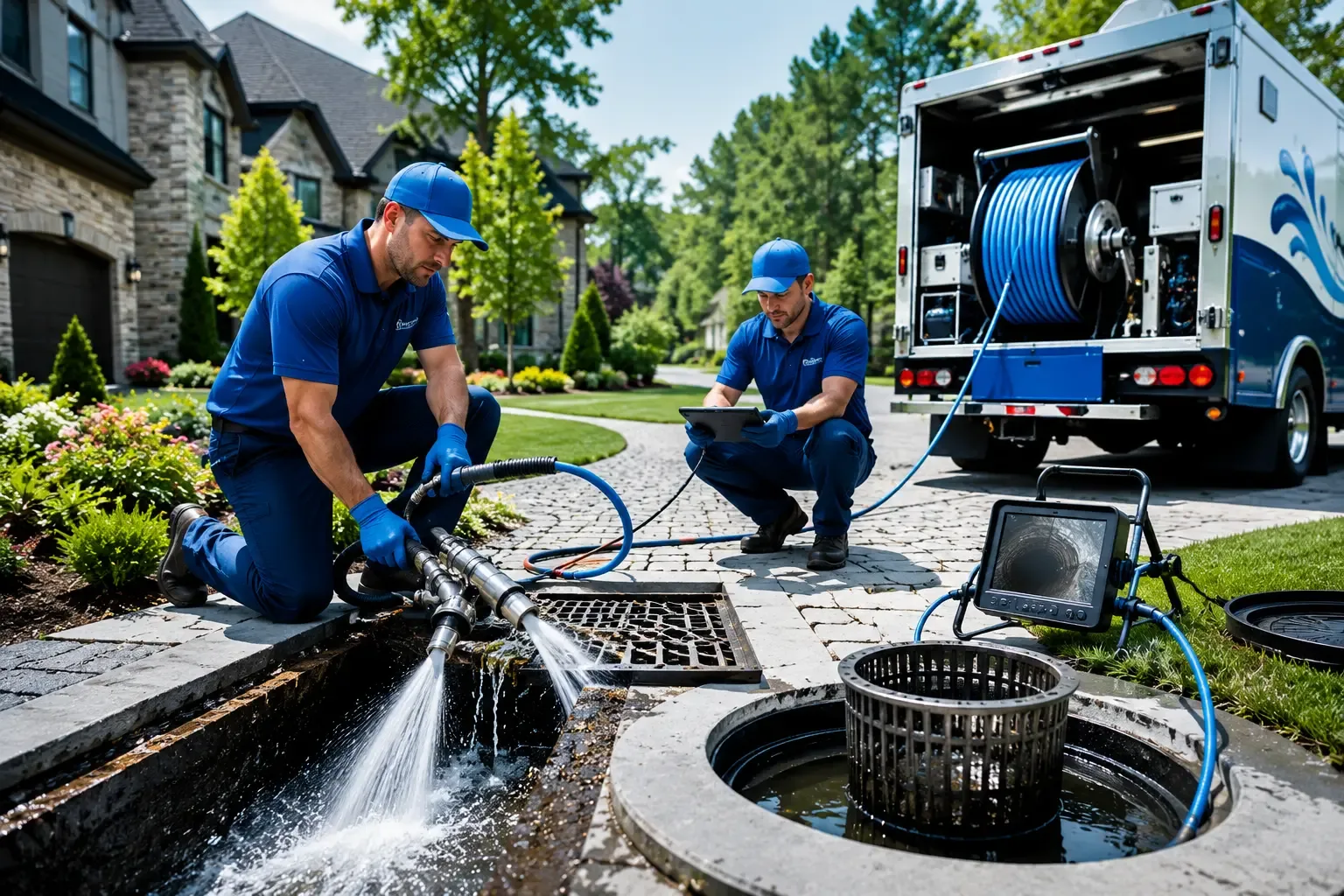 Local outdoor drain cleaning professionals in Newhebron, MS